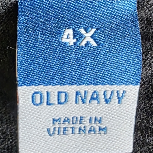 Women's Plus Size 4X Old Navy Black Tee Shirt Dress Elastic Waist Short Sleeve - Picture 5 of 8